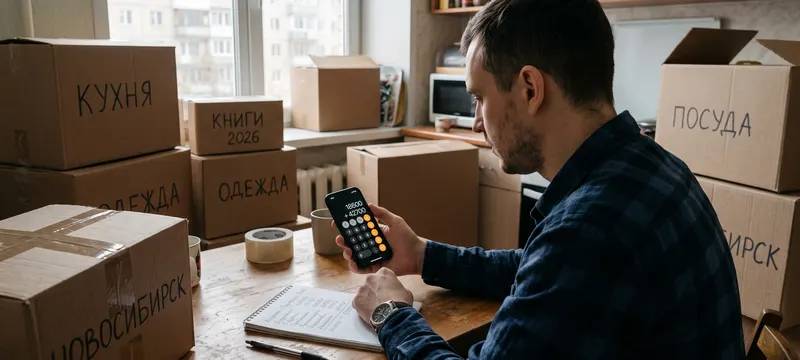Как рассчитать стоимость переезда в Новосибирске