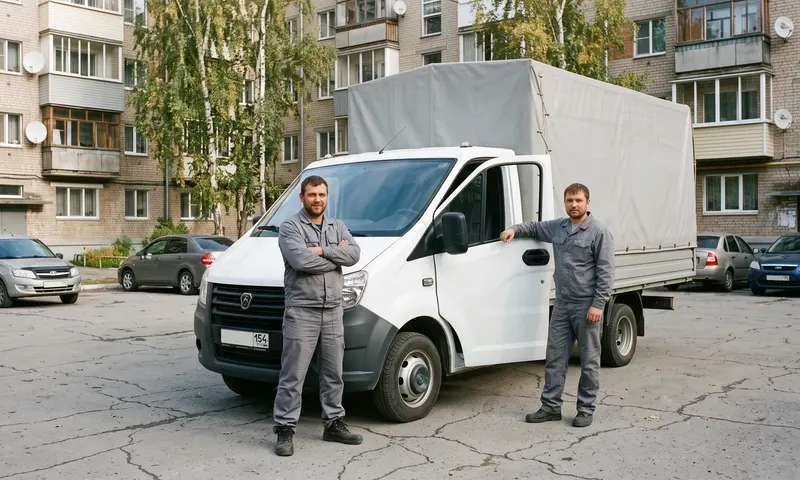 Команда грузчиков Везунчик — машина готова к выезду